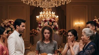 فتاة مشردة سرقت طعامًا من حفل زفاف… لكن العريس صرخ فجأة: انتظروا، أنا أعرفك