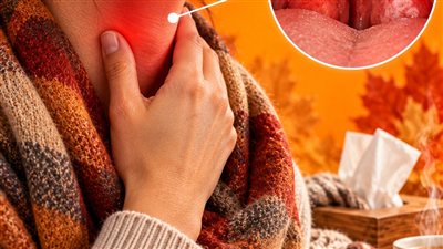 التهاب الحلق في الخريف: إليك أسبابه وأعراضه وعلاجه
